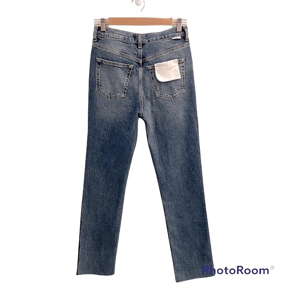 NWT Boyish The Dempsey High Rise Crop Straight Jean in the Colour Mirror Size 25 - Picture 4 of 8